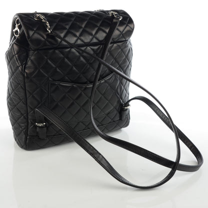 Chanel Lambskin Quilted Large Urban Spirit Backpack Black 3 of 7