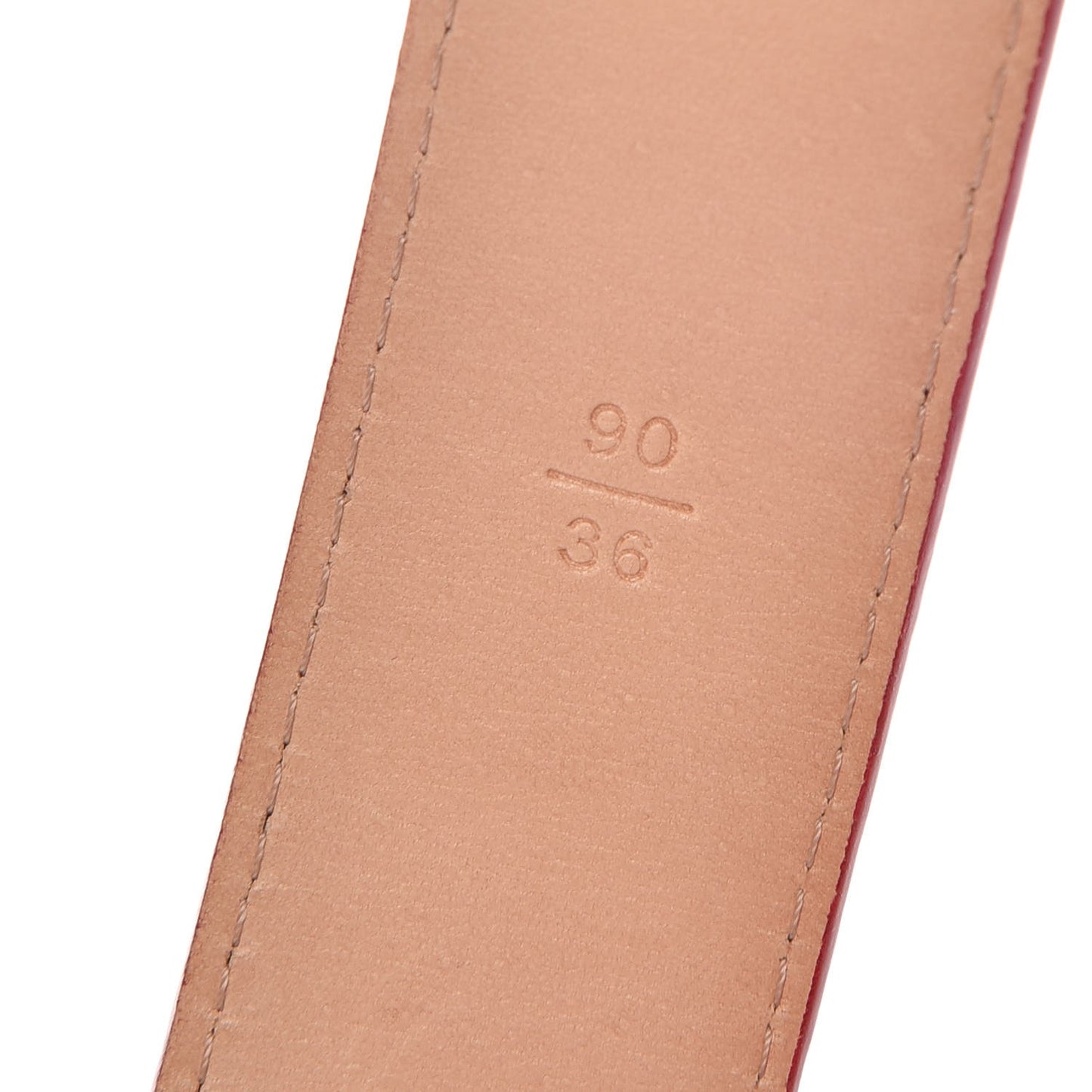 Vernis Ceinture 30mm Belt 90 36 Rouge
