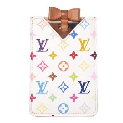 Louis Vuitton Monogram Multicolor Mirror and Case Pouch White 1 of 6