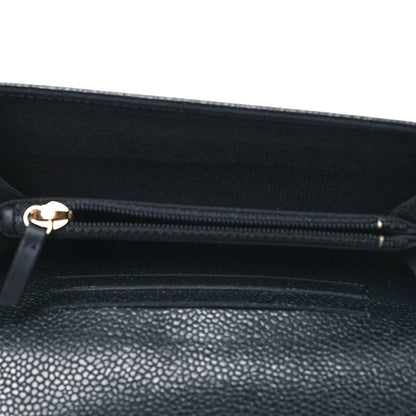 Chanel Caviar Quilted Small Flap Wallet Black 5 of 8