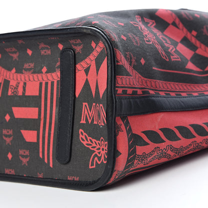 MCM Visetos Large Liz Reversible Shopper Red Black 17 of 23