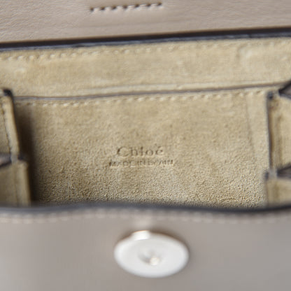 Chloe Suede Calfskin Mini Faye Bracelet Bag Motty Grey 5 of 10