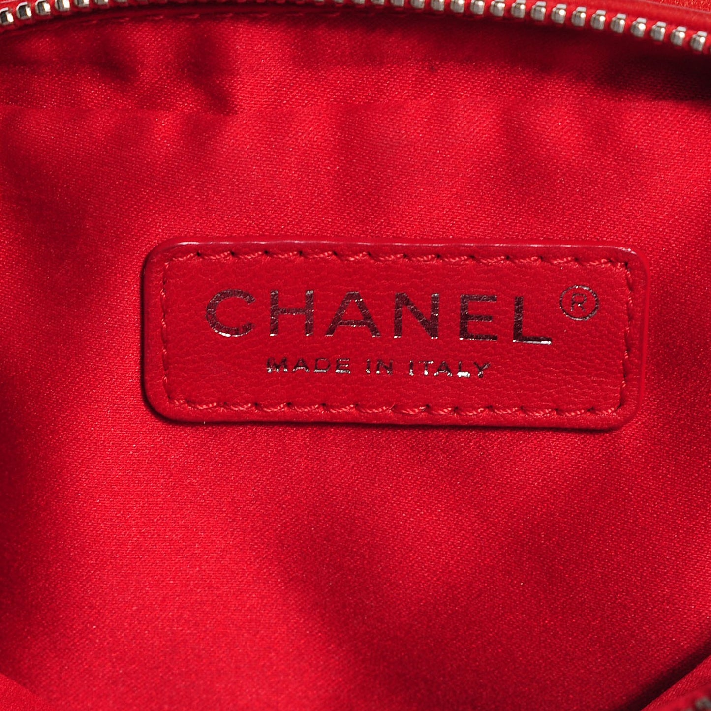 Lambskin Quilted WOC Mini Flap Red