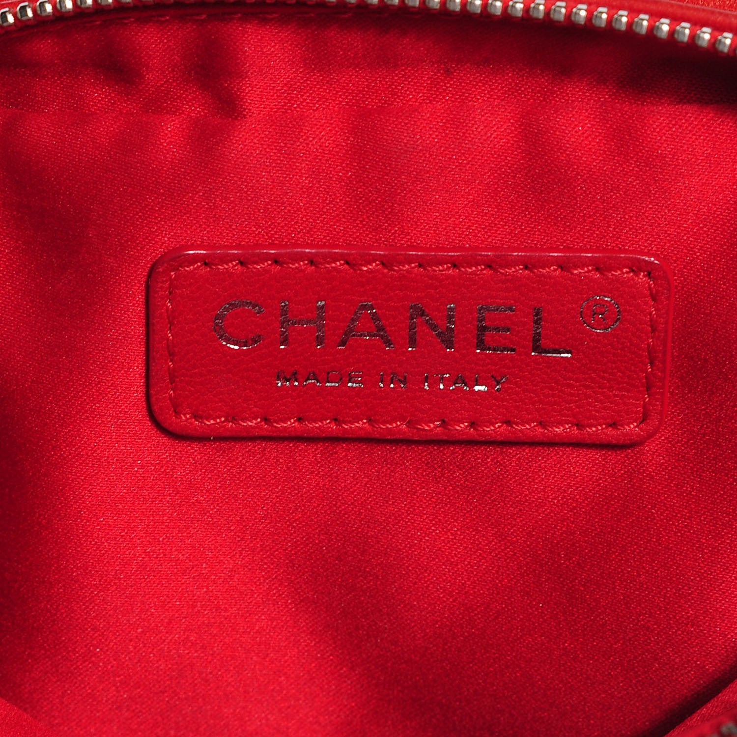 Chanel Lambskin Quilted WOC Mini Flap Red 6 of 8