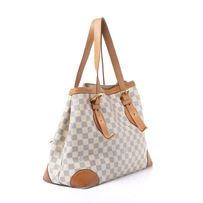 Louis Vuitton Damier Azur Hampstead MM 2 of 13