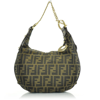 Fendi Zucca Chef Chain Hobo Tobacco 1 of 11