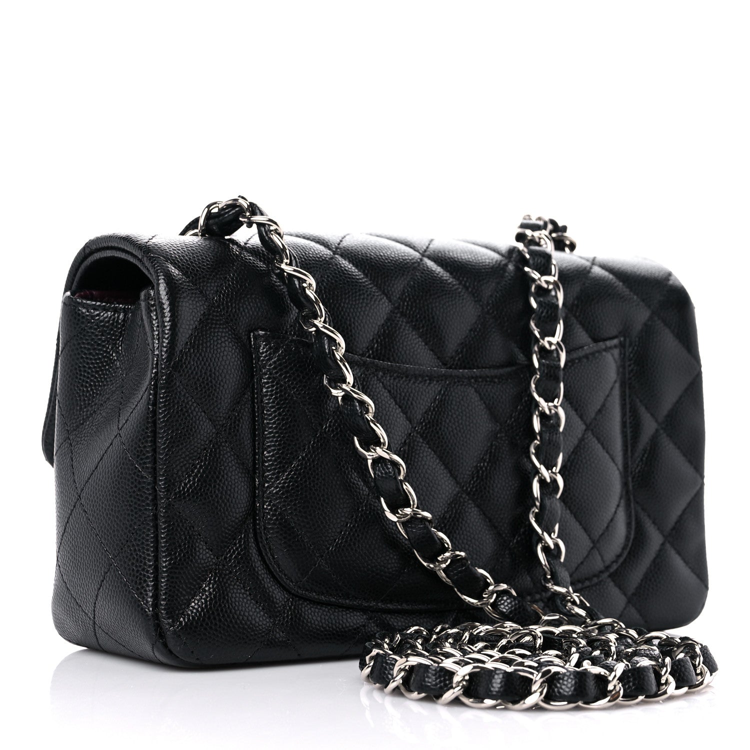 Chanel Caviar Quilted Mini Rectangular Flap Black 3 of 10