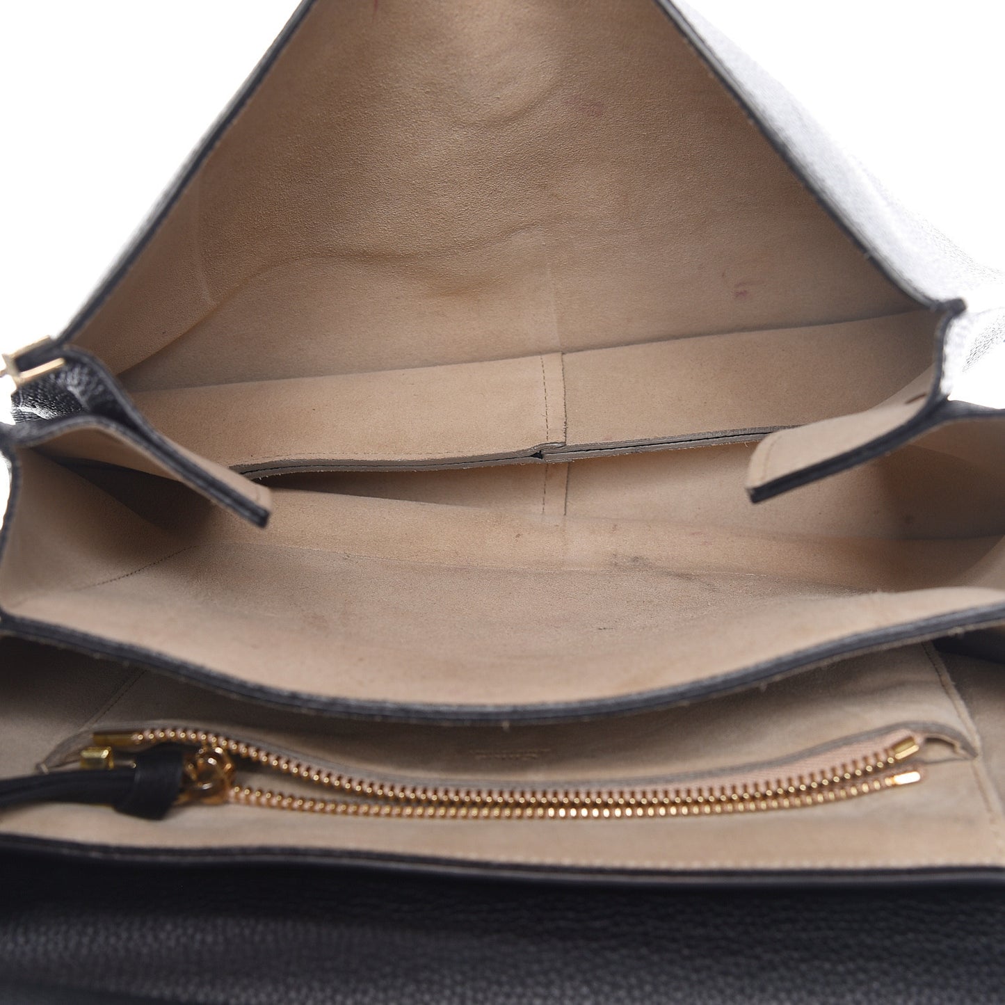 Calfskin Medium Faye Shoulder Bag Black