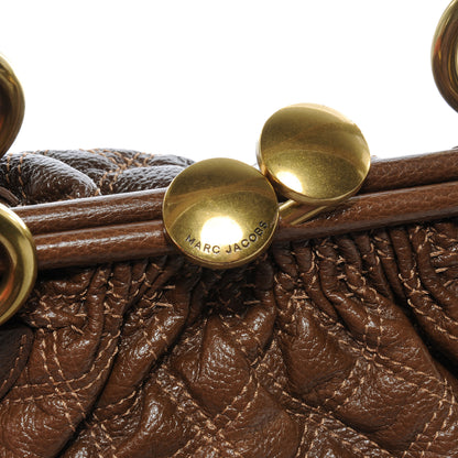 Marc Jacobs Quilted Leather Stam Taupe 4 of 8