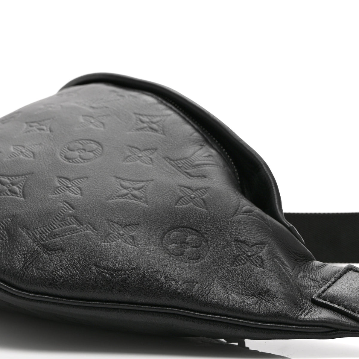 Louis Vuitton Calfskin Monogram Shadow Discovery Bumbag Black 9 of 9
