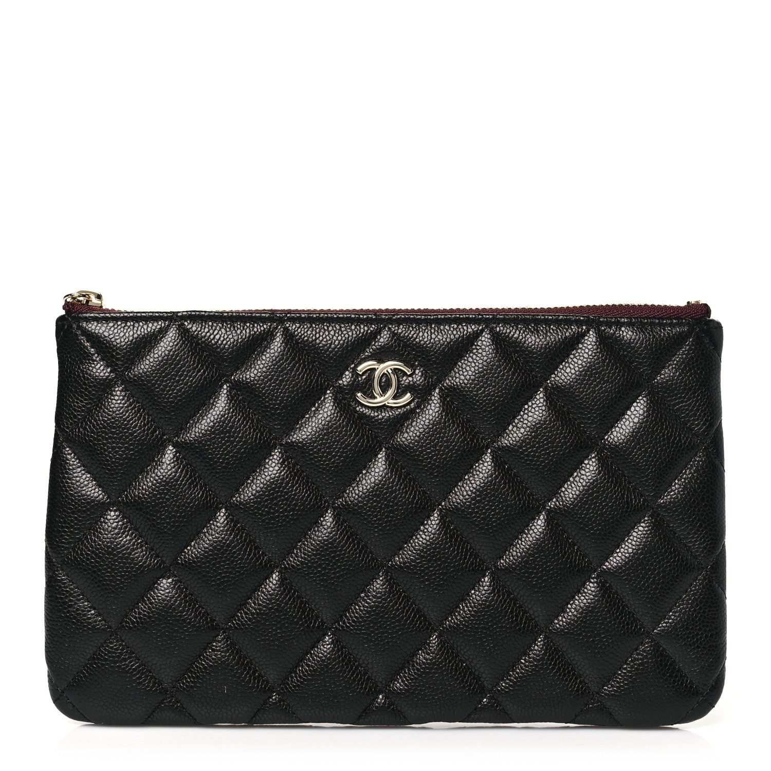 Chanel Caviar Quilted Cosmetic Case Black 1 of 9