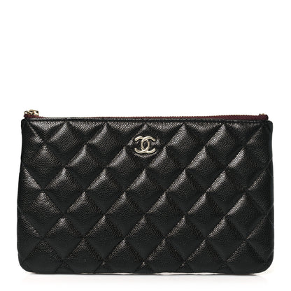 Chanel Caviar Quilted Cosmetic Case Black 1 of 9