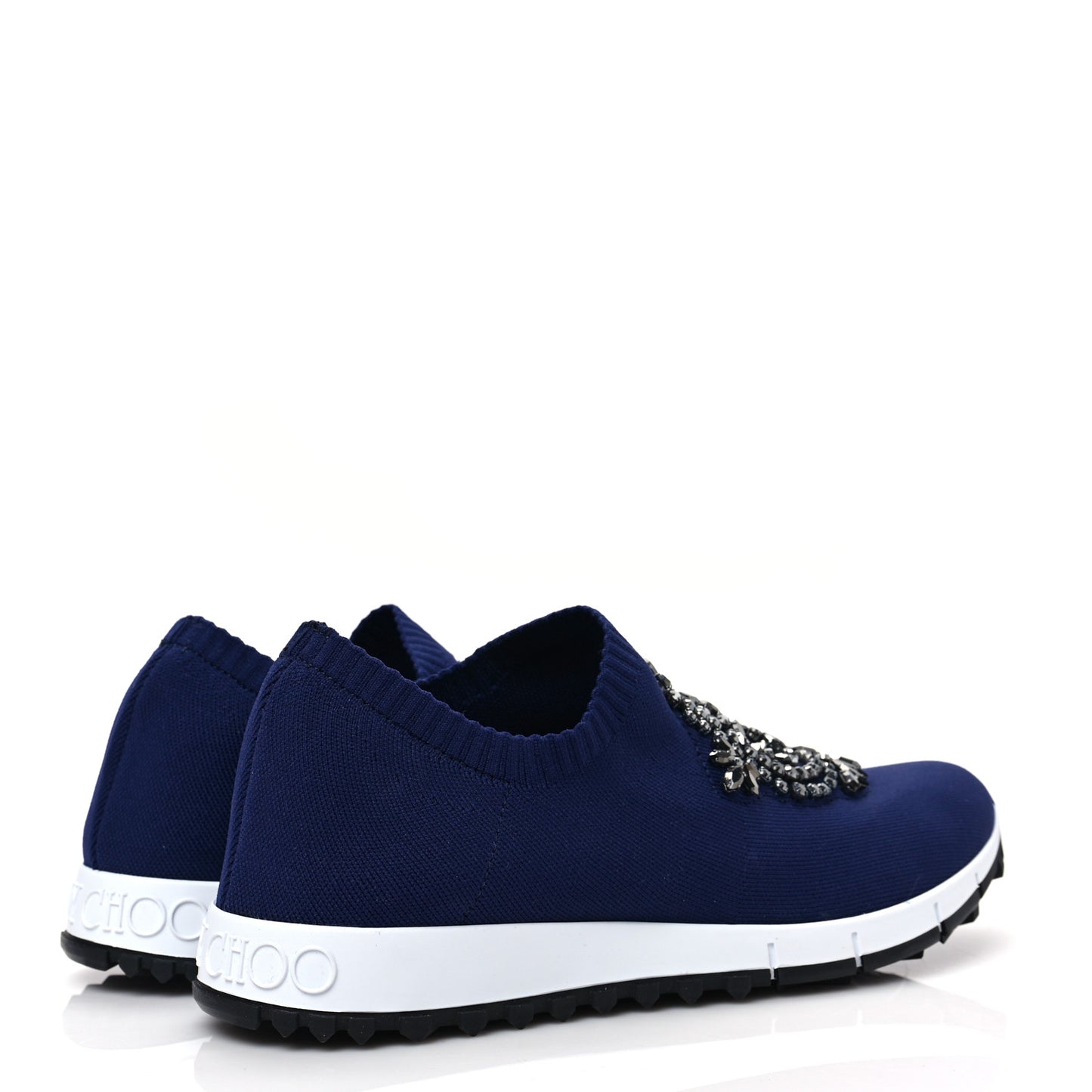 Knit Crystal Verona Sneaker 38 Navy