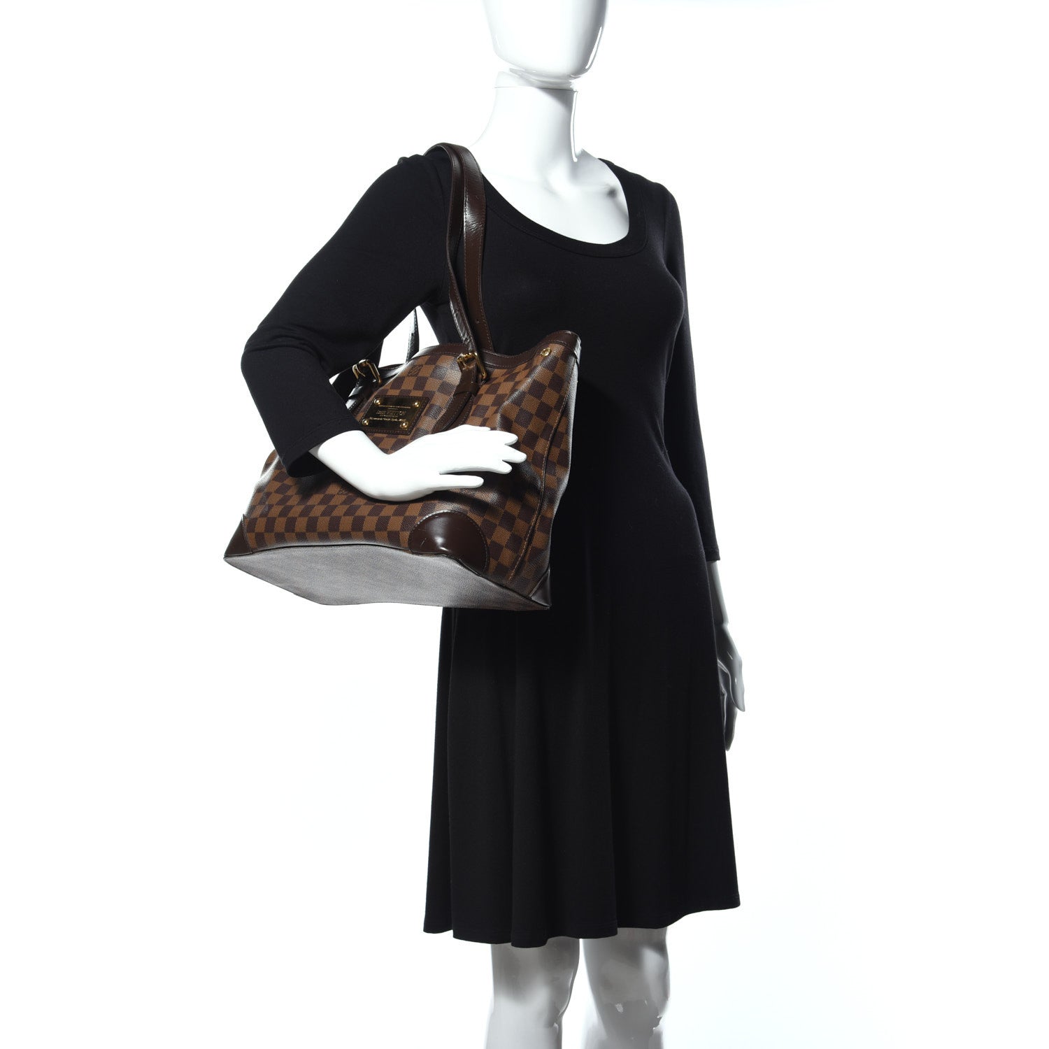 Louis Vuitton Damier Ebene Hampstead MM 2 of 27