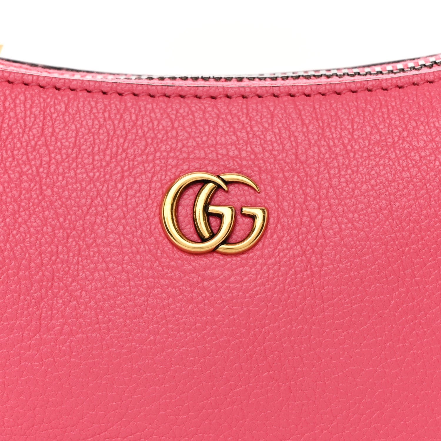 Gucci Goatskin Mini Aphrodite Shoulder Bag Rhodamine Pink 8 of 10