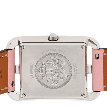 Hermes Stainless Steel Swift 29mm Cape Cod Quartz Watch Rose Sakura 4 of 5