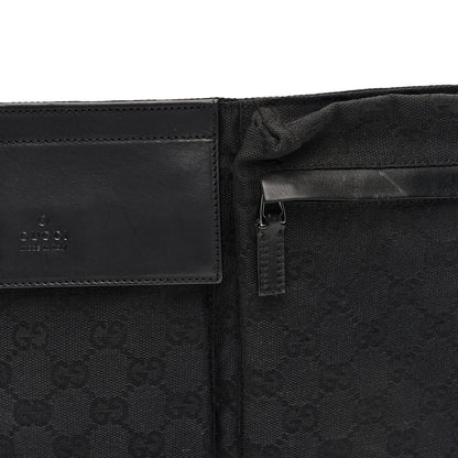 Gucci GG Monogram Double Pocket Belt Bag Black 9 of 11