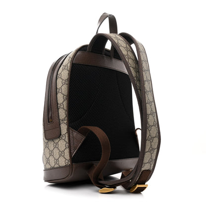 Gucci GG Supreme Monogram Calfskin Web Small Ophidia Day BackpacK Beige Ebony New Acero 3 of 10