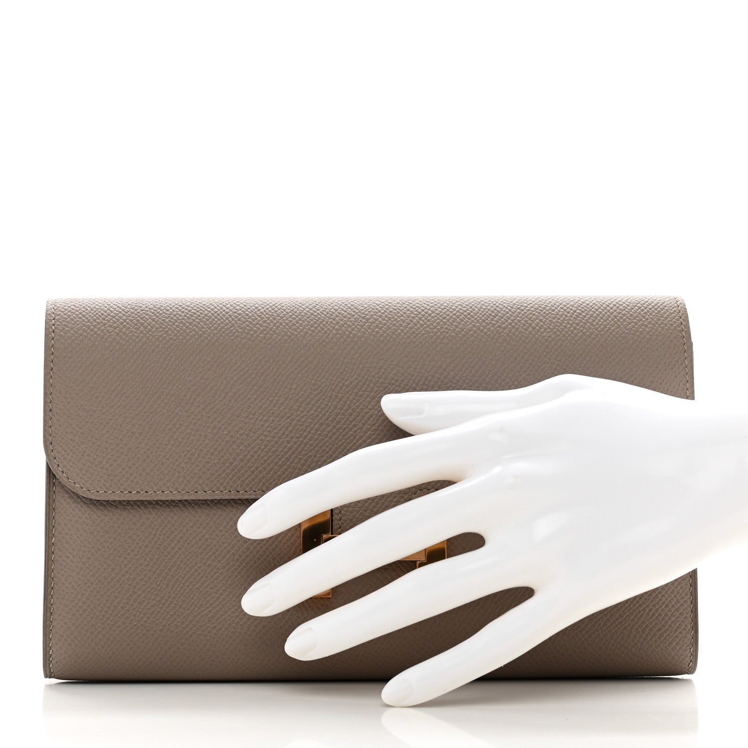 Hermes Epsom Constance Long Wallet Gris Asphalte 2 of 8