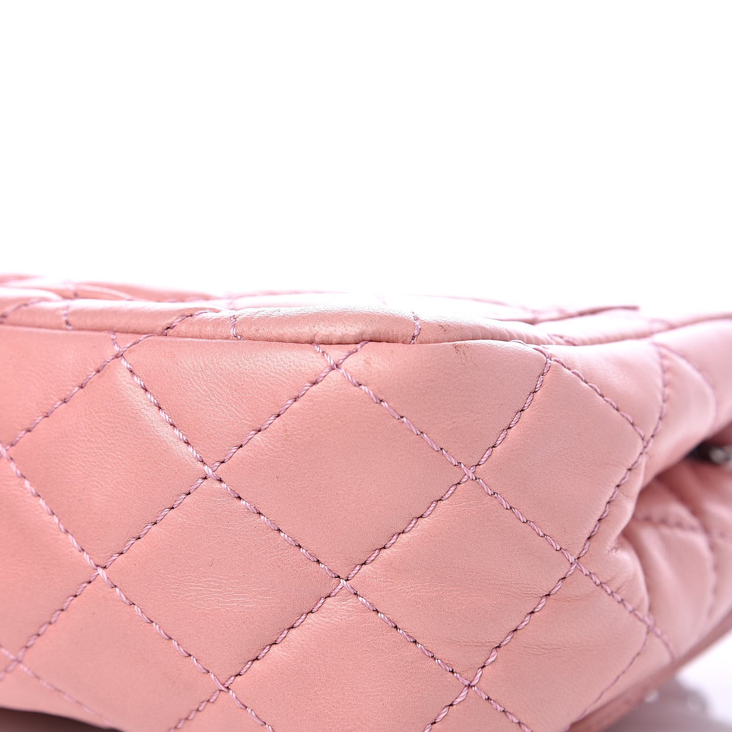 Lambskin Quilted Mini Square Flap Pink