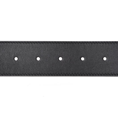 Gucci Moon Calfskin Pearl Double G 40mm Belt 85 34 Black Cream 4 of 7