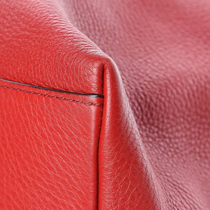 Gucci Pebbled Calfskin Medium Soho Chain Shoulder Bag Tabasco Red 10 of 11