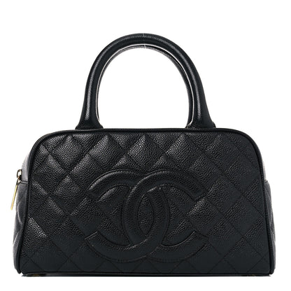 Chanel Caviar Quilted Small Bowler Black 1 of 15