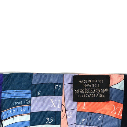 Hermes Silk Astrologie Nouvelle Twilly Ultraviolet Bleu Corail 3 of 3