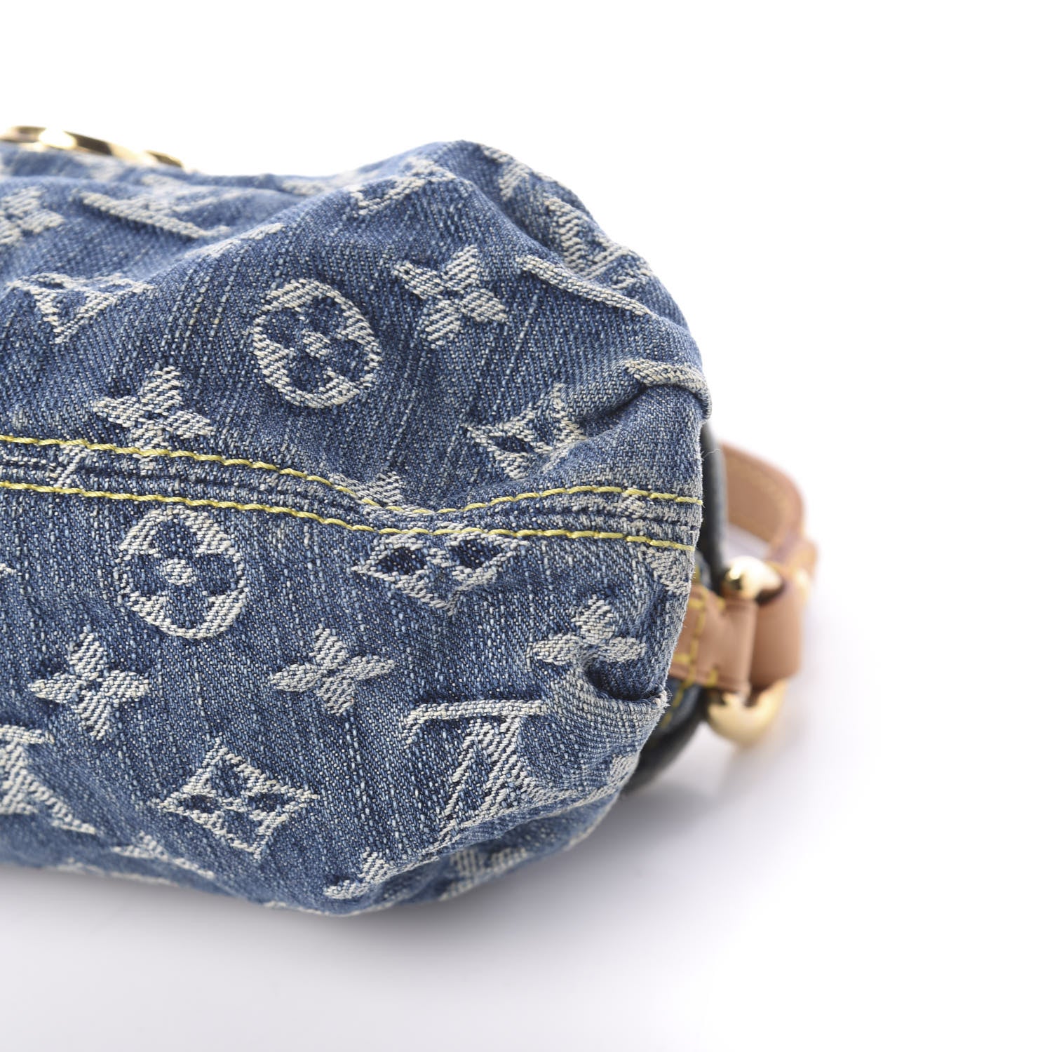 Louis Vuitton Monogram Denim Mini Pleaty Blue 9 of 9