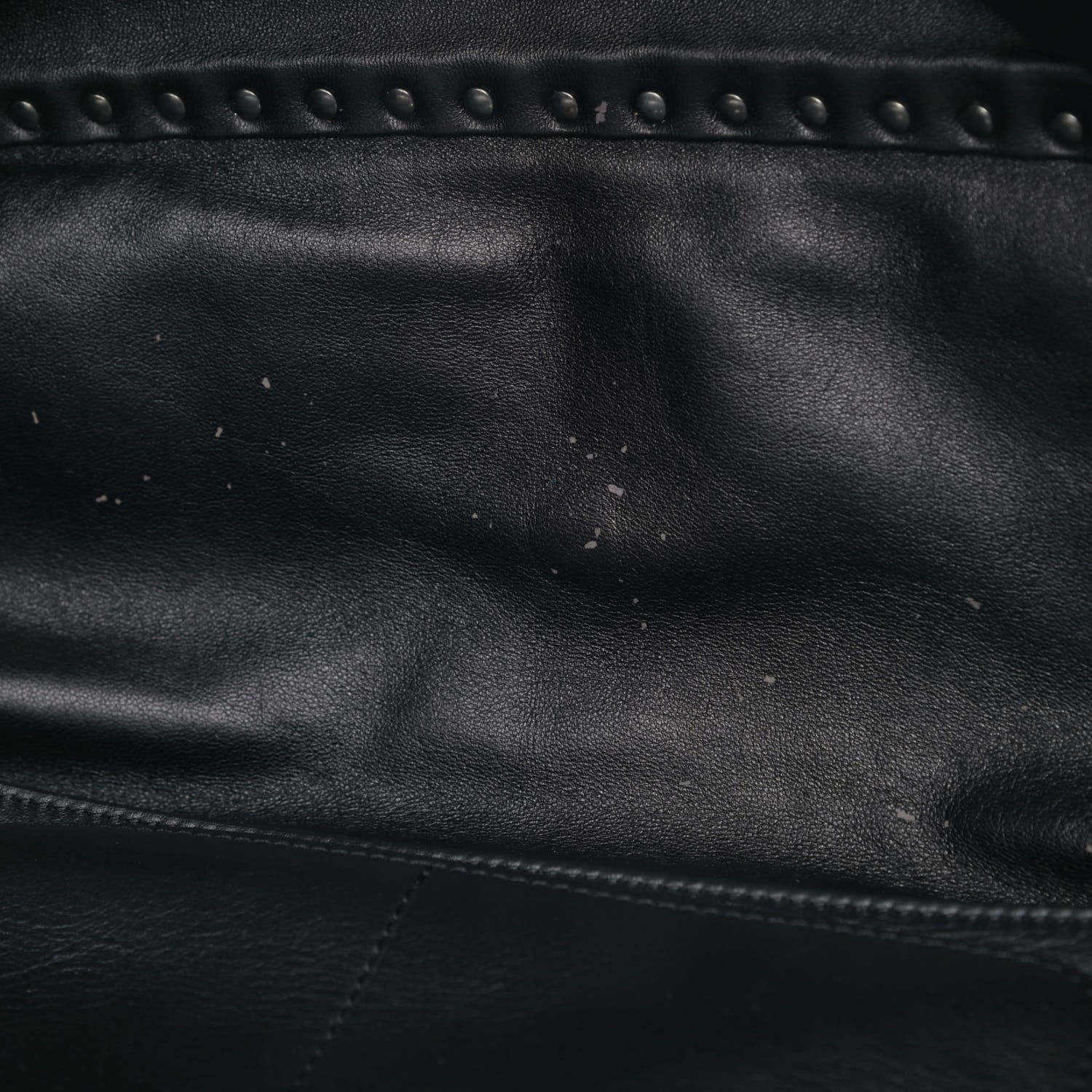 Valentino Garavani Vitello Medium Rockstud Tote Black 5 of 6