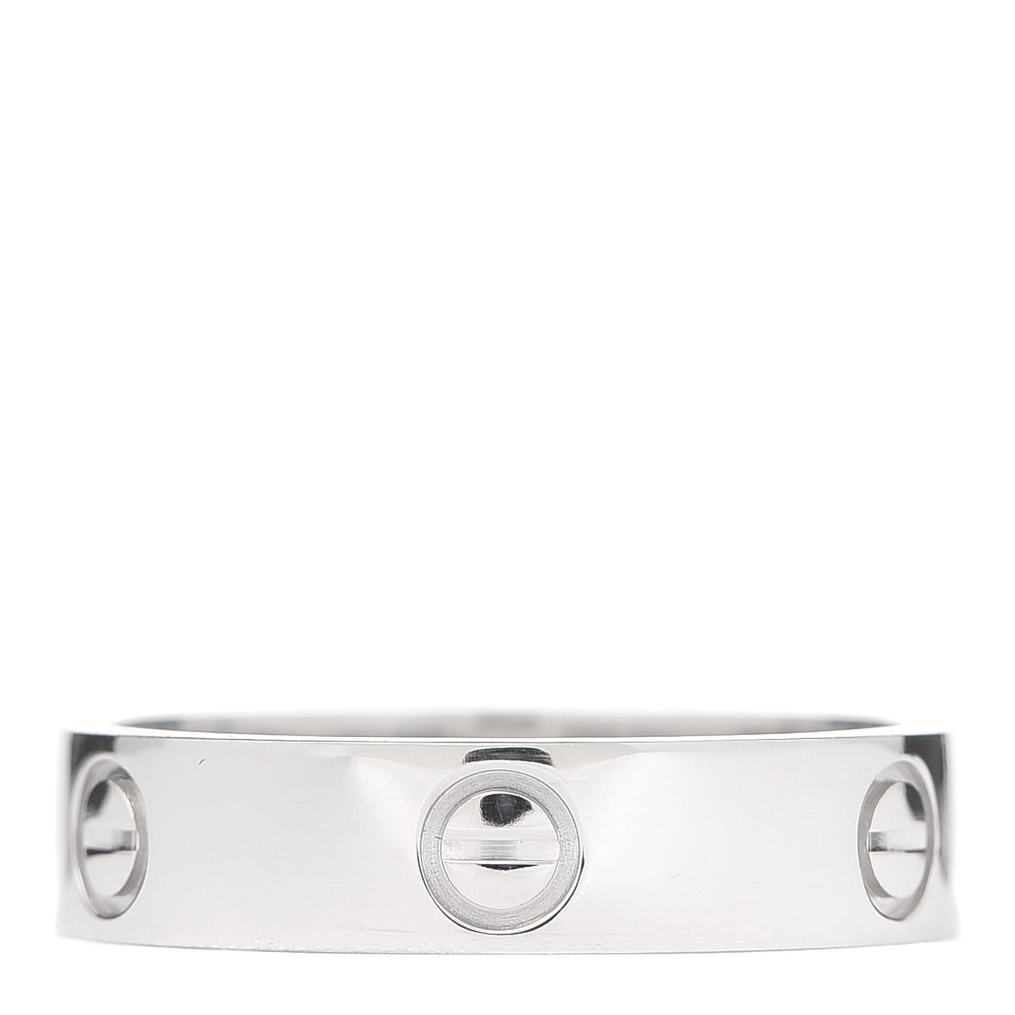 Platinum 5.5mm LOVE Ring 64 10.75