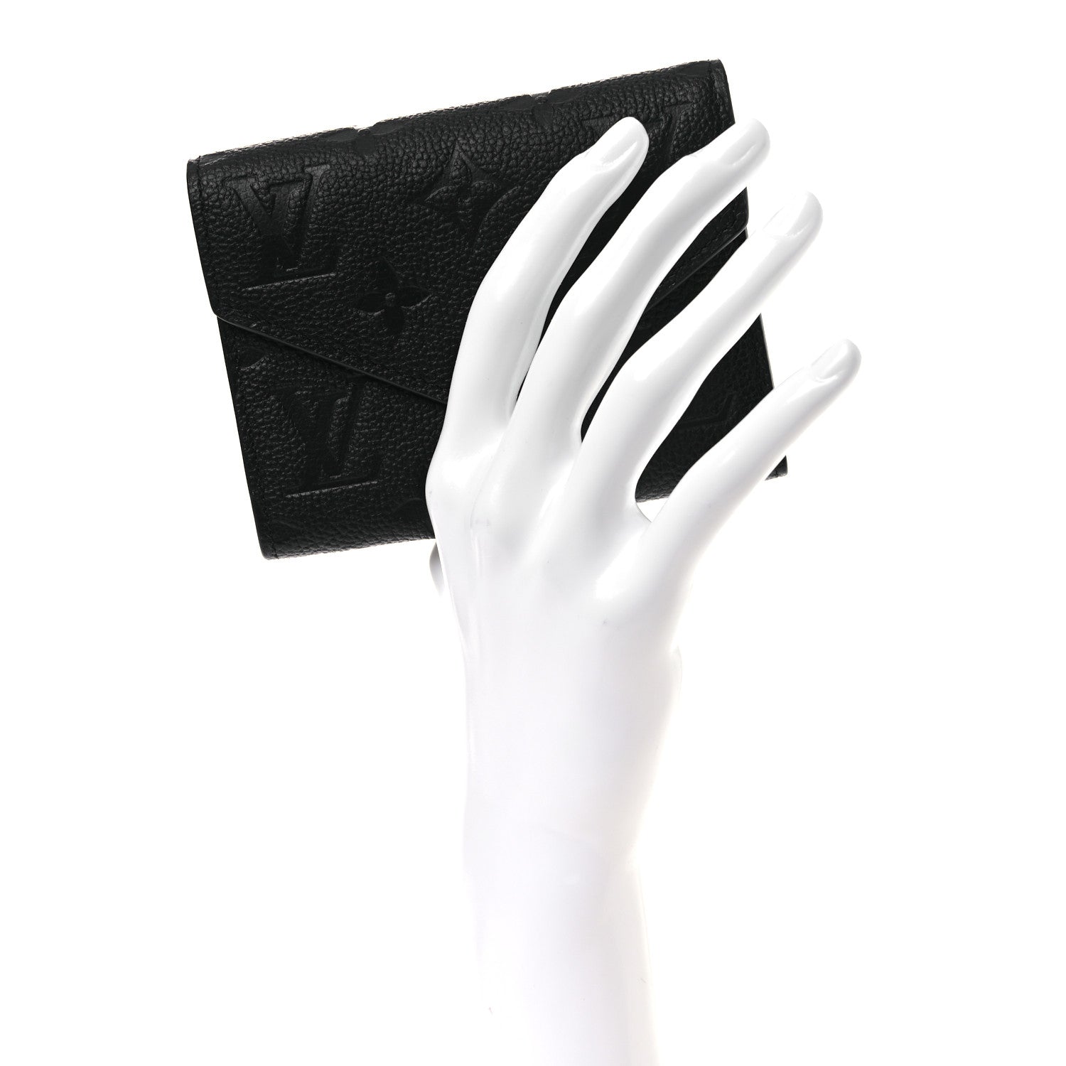 Louis Vuitton Empreinte Victorine Wallet Black 2 of 7