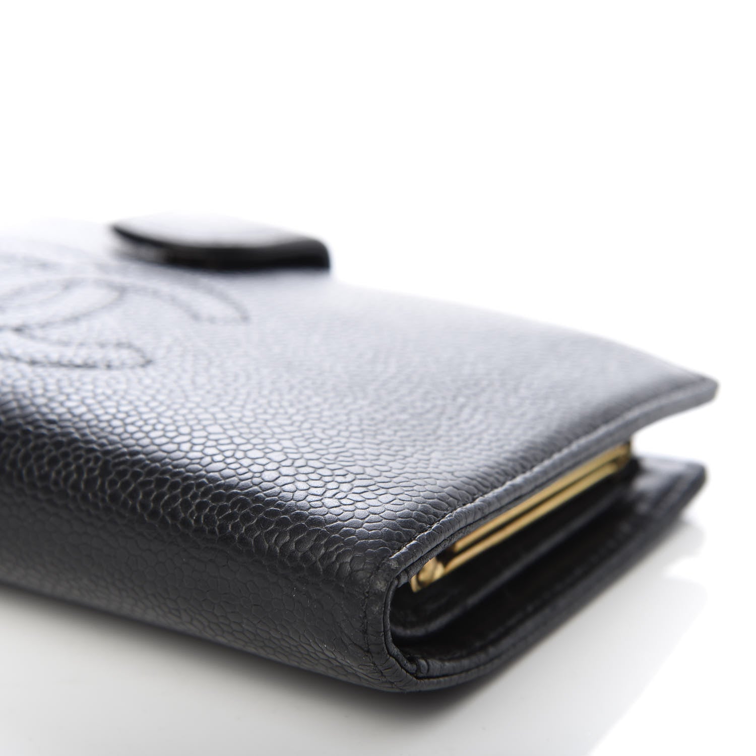 Chanel Caviar Timeless CC French Wallet Black 7 of 12