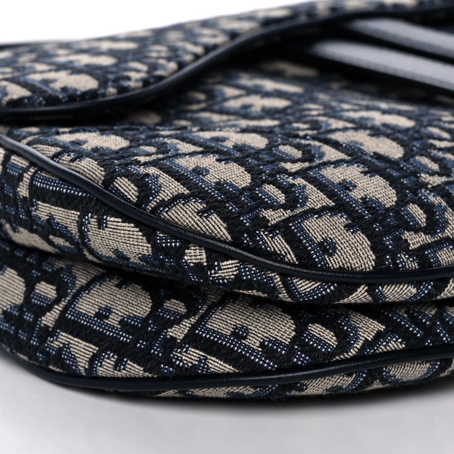 Oblique Saddle Bag Blue