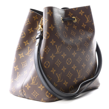 Louis Vuitton Monogram Neonoe MM Black 2 of 10