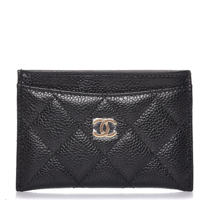 Chanel Caviar Quilted Card Holder Black 1 of 9