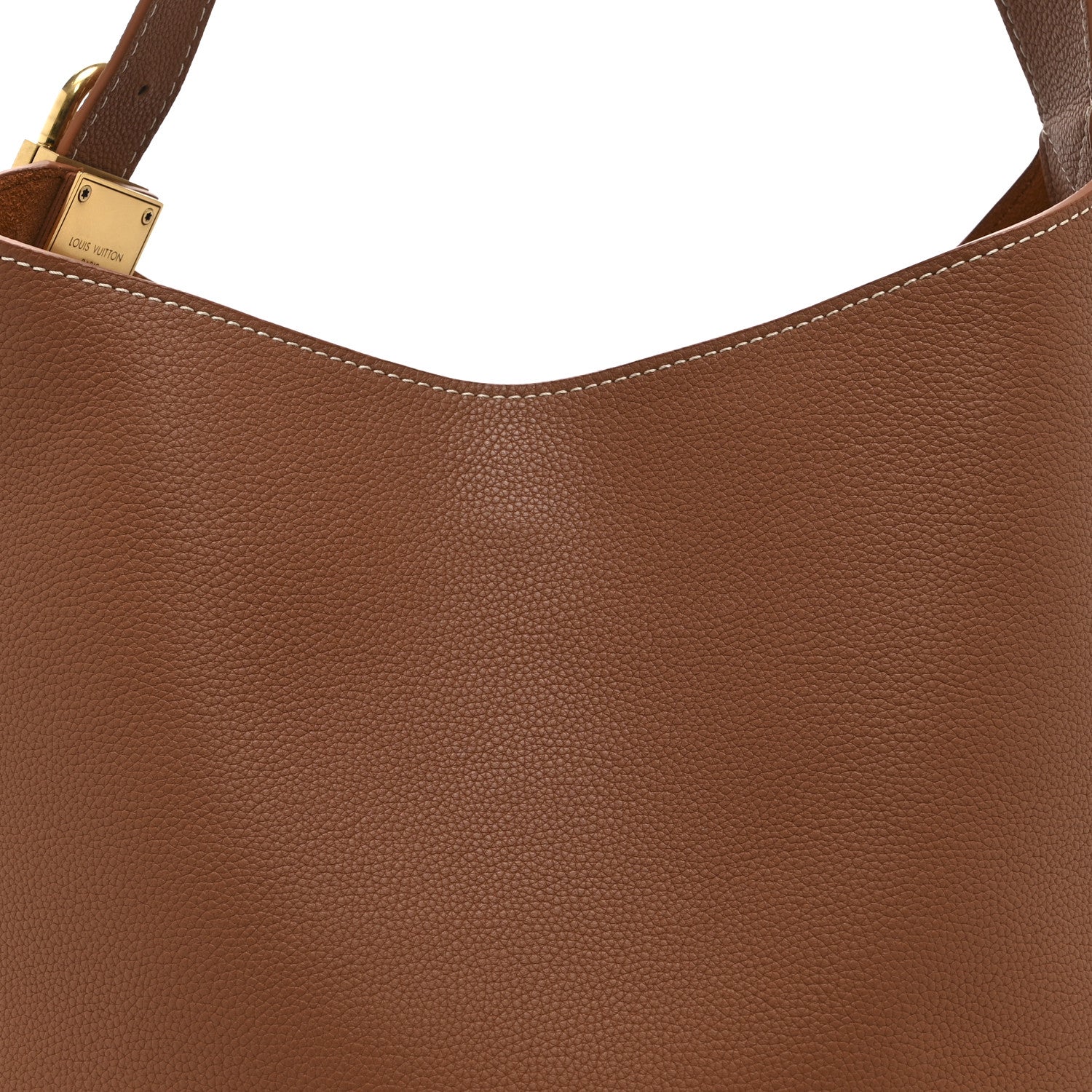 Louis Vuitton Grained Calfskin Low Key Hobo MM Cognac 7 of 10