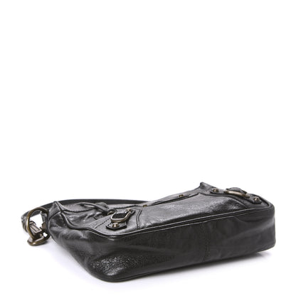 Balenciaga Chevre Classic Hardware Shoulder Bag Black 4 of 10