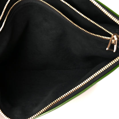 Louis Vuitton Patent Embossed Monogram Coussin PM Green Black 7 of 12