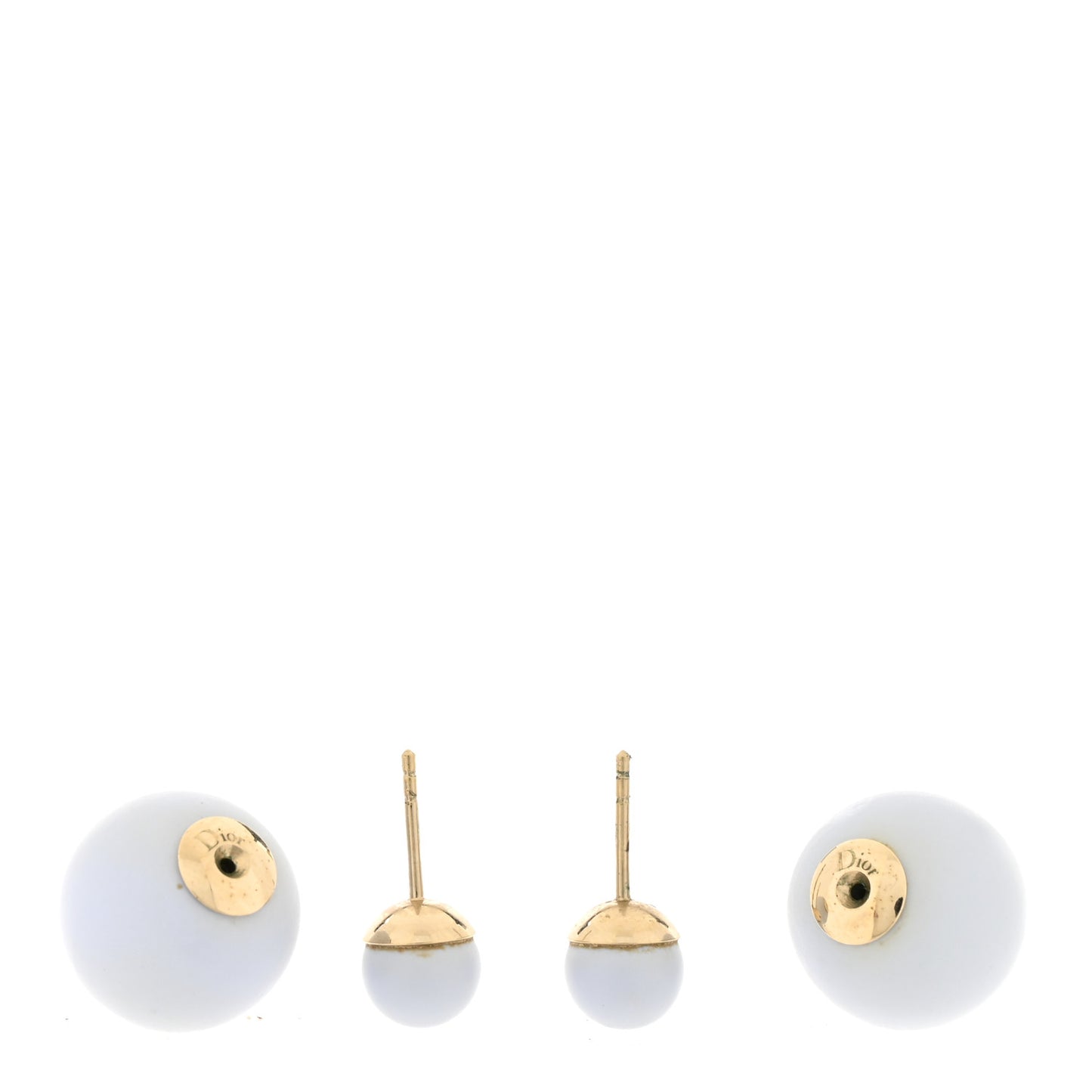 Mise En Dior Tribal Earrings Matte Blue