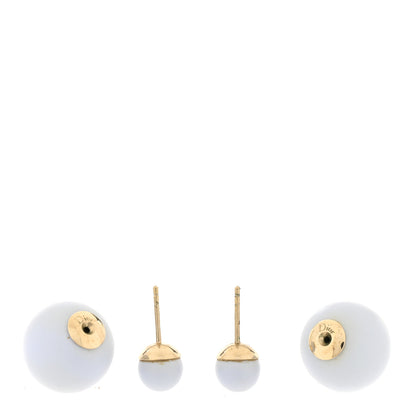 Christian Dior Mise En Dior Tribal Earrings Matte Blue 3 of 5