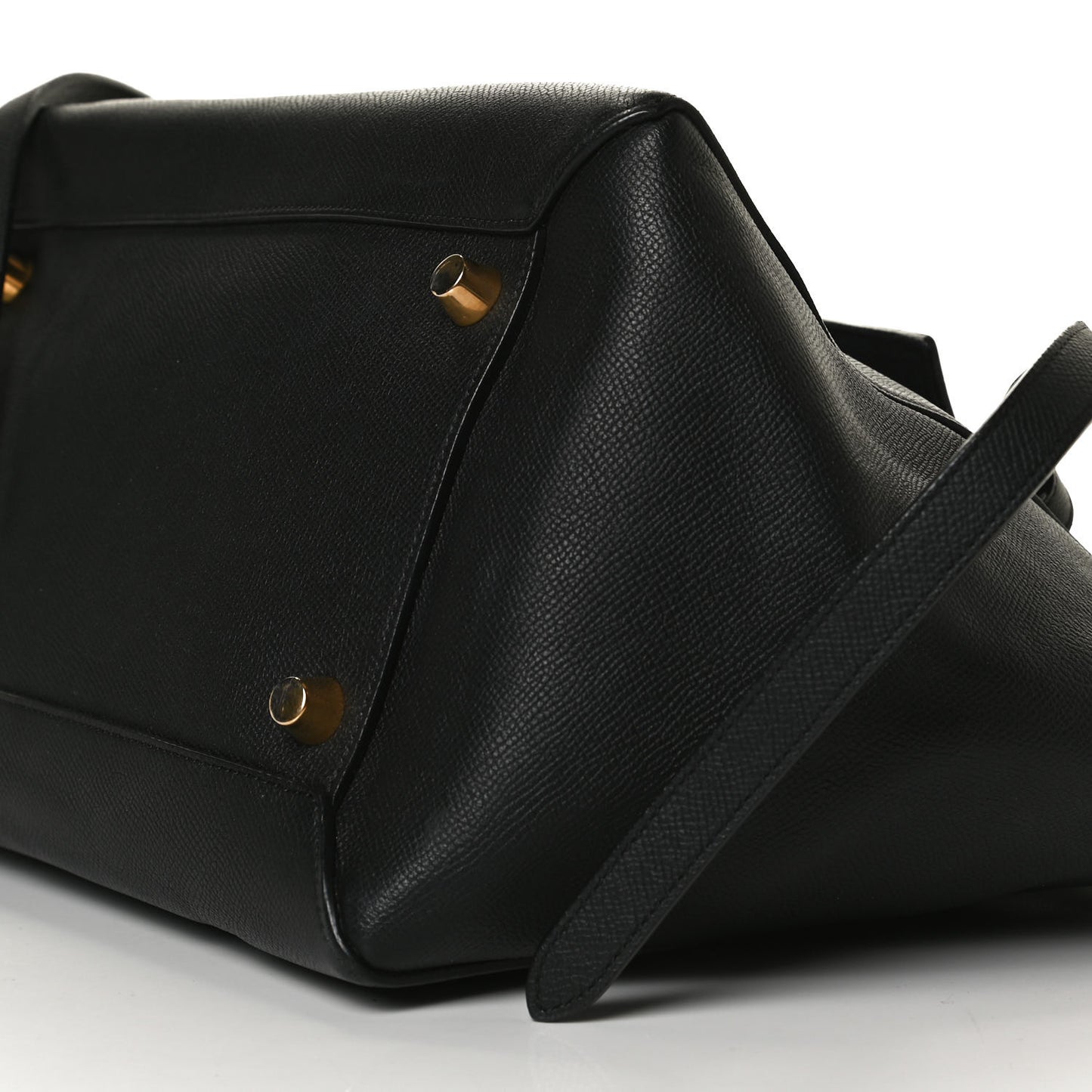 Grained Calfskin Small Belt Bag Black