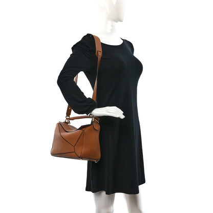 Loewe Calfskin Medium Puzzle Bag Tan 2 of 8
