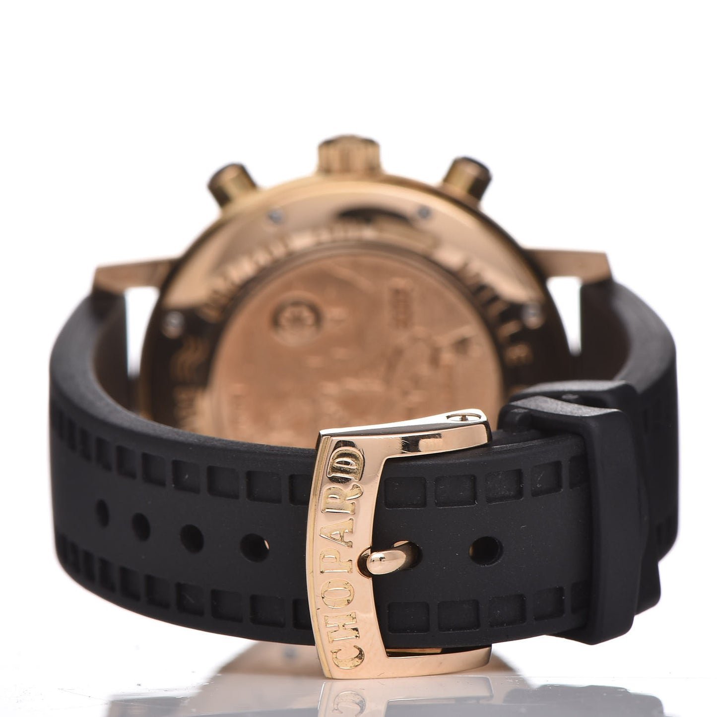18K Yellow Gold Rubber 41mm Mille Miglia Chronometer Automatic Watch