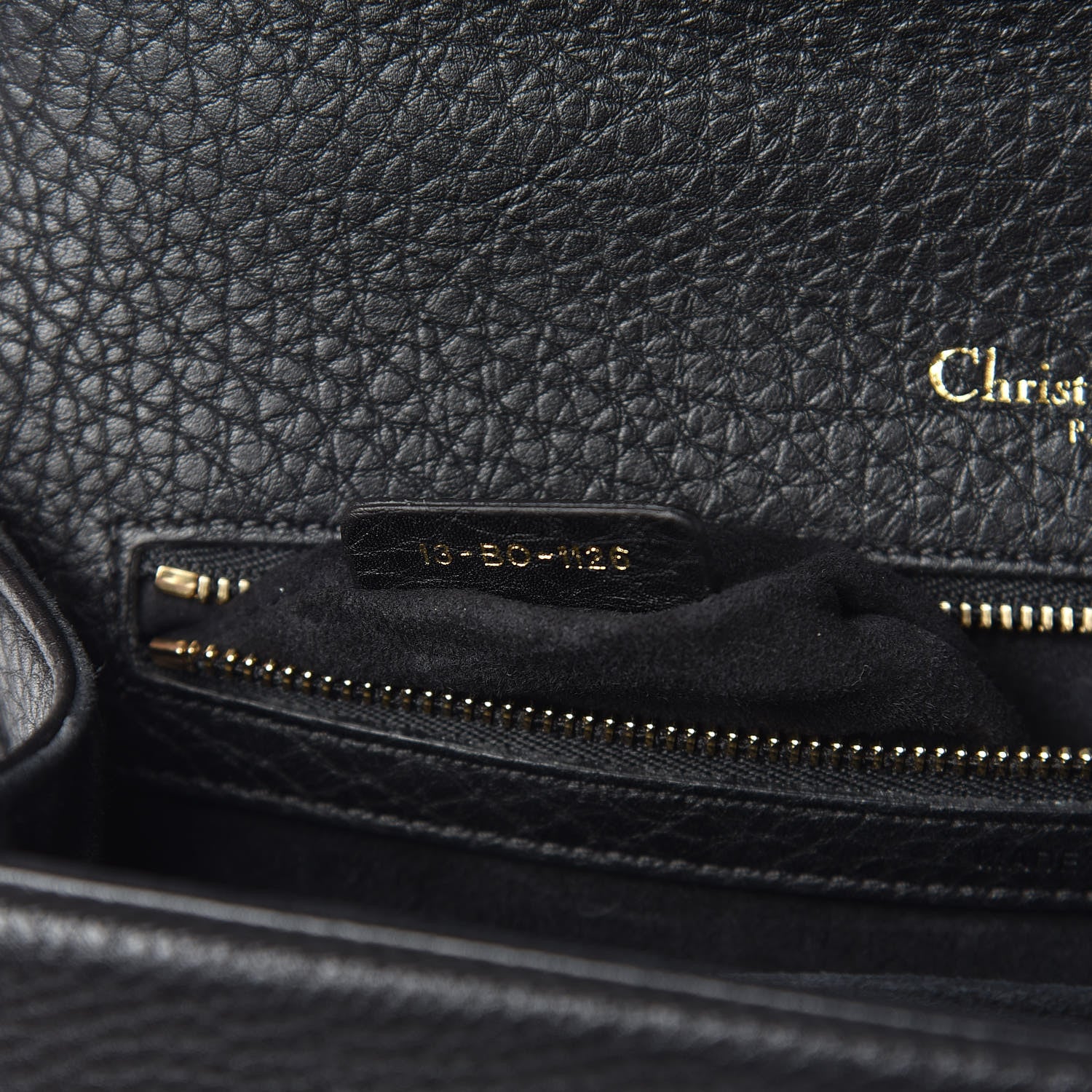 Christian Dior Grained Calfskin Medium Diorama Flap Bag Black 7 of 14