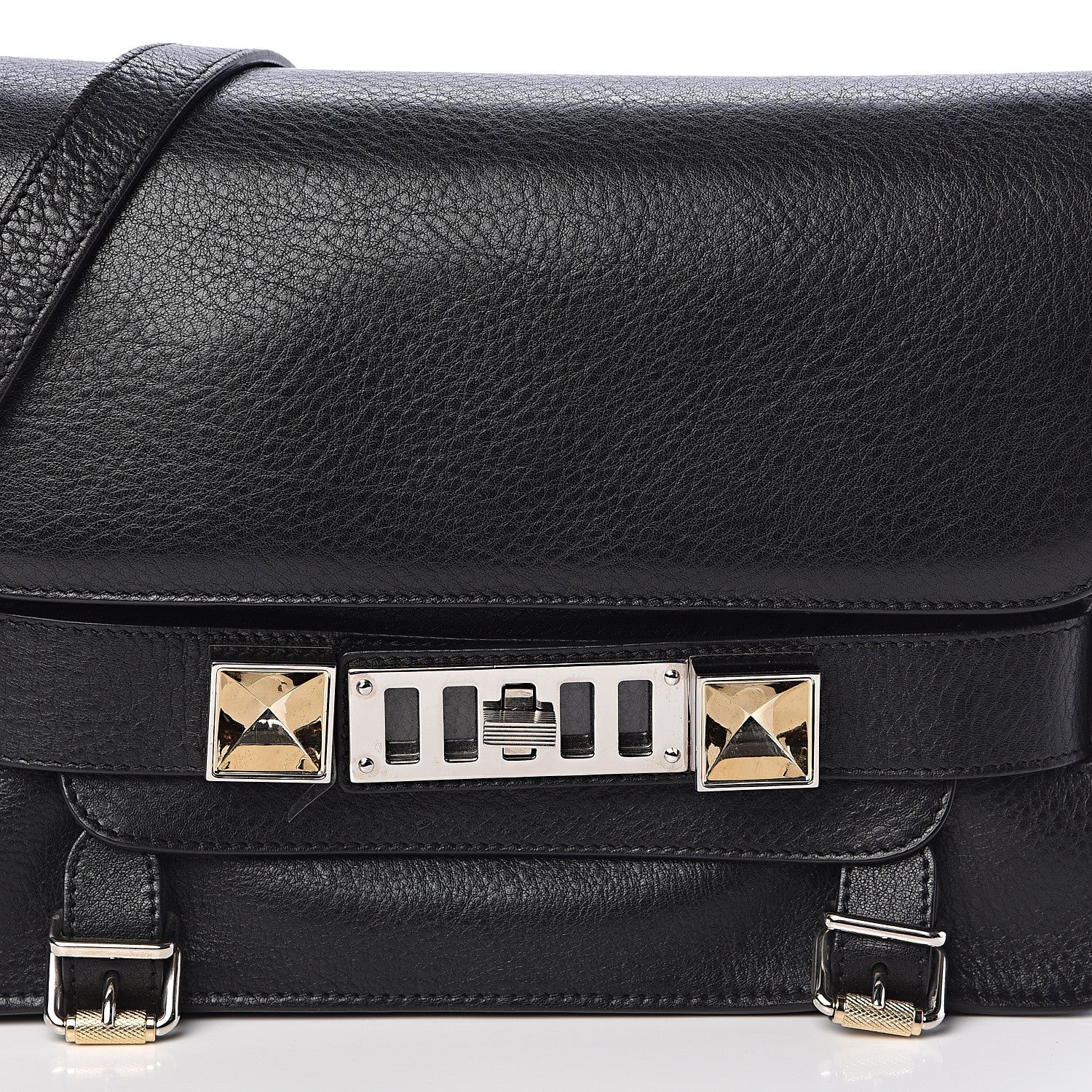 Proenza Schouler Calfskin PS11 Classic Shoulder Bag Black 8 of 10