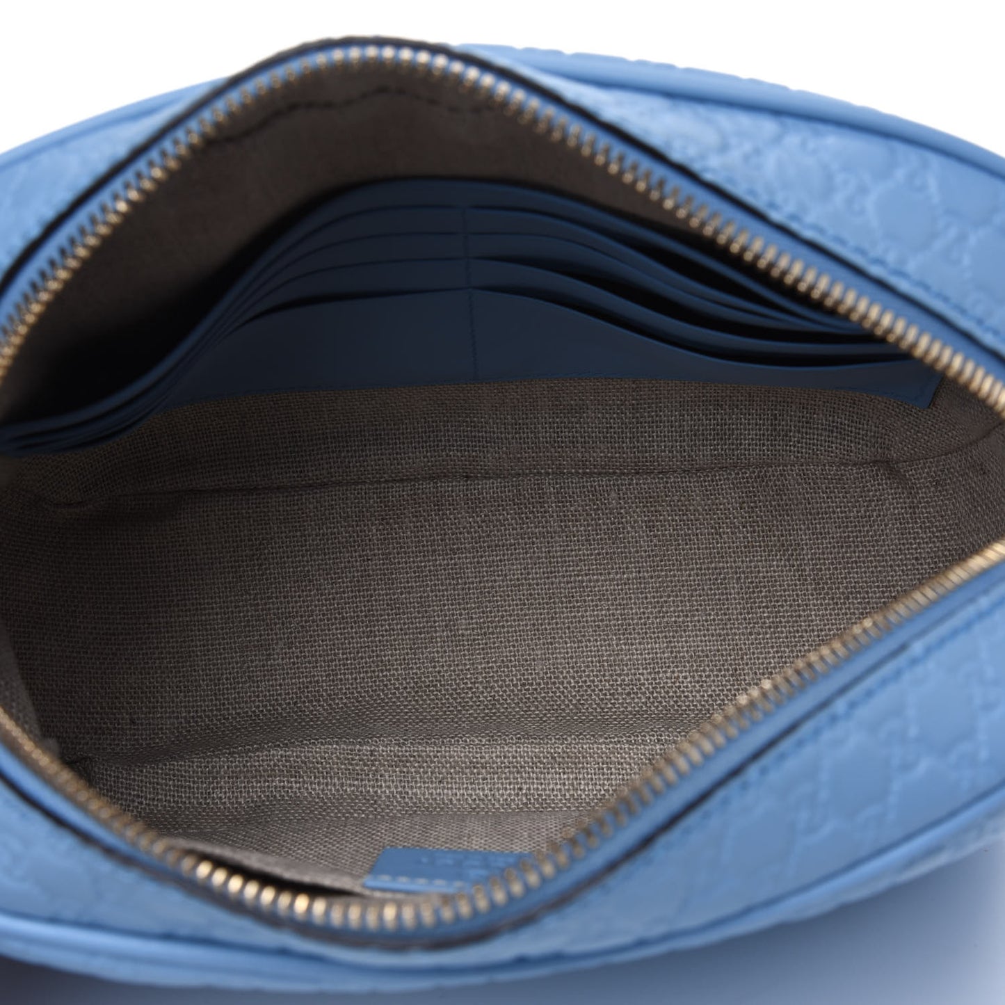 Microguccissima Mini Bree Messenger Bag Mineral Blue