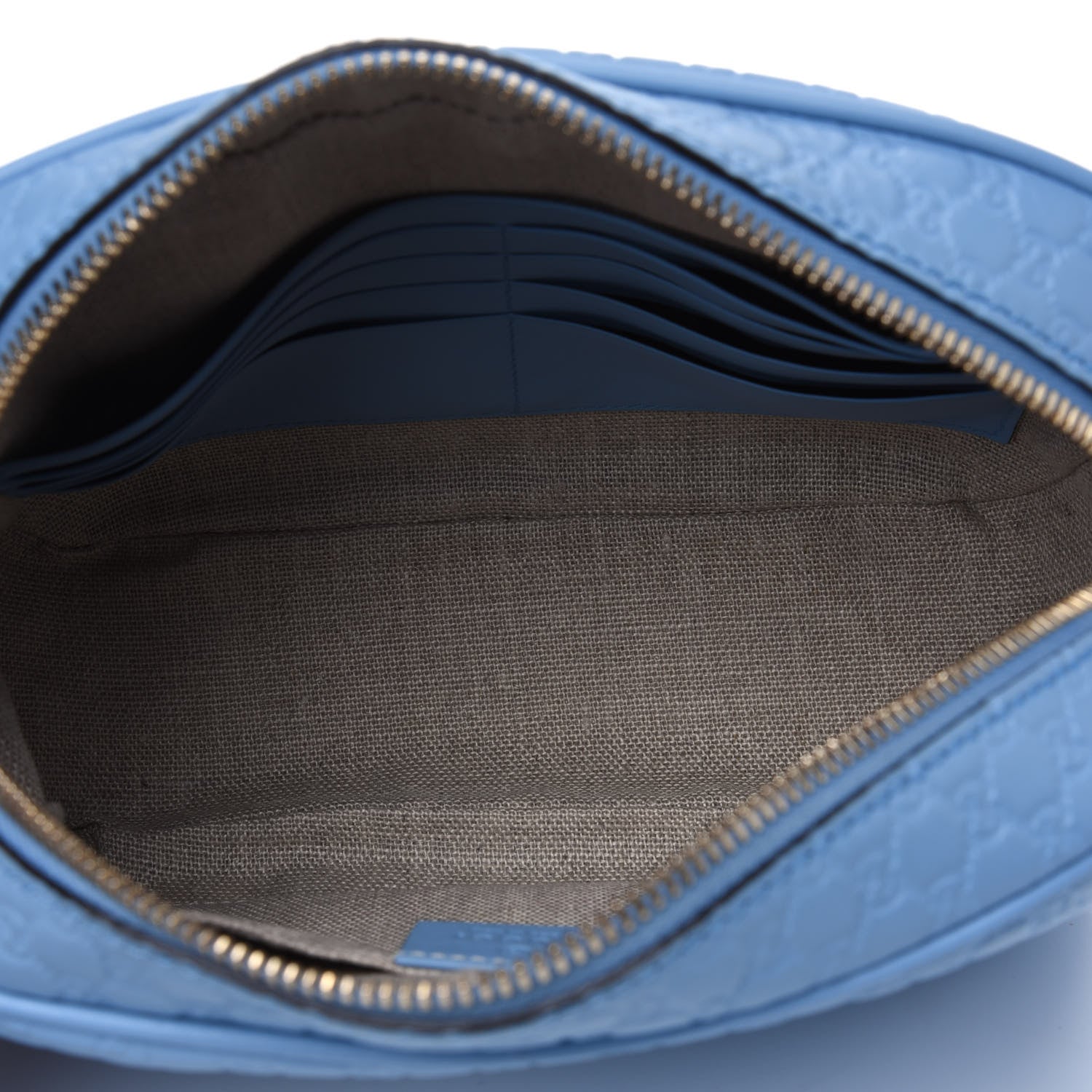 Gucci Microguccissima Mini Bree Messenger Bag Mineral Blue 4 of 7