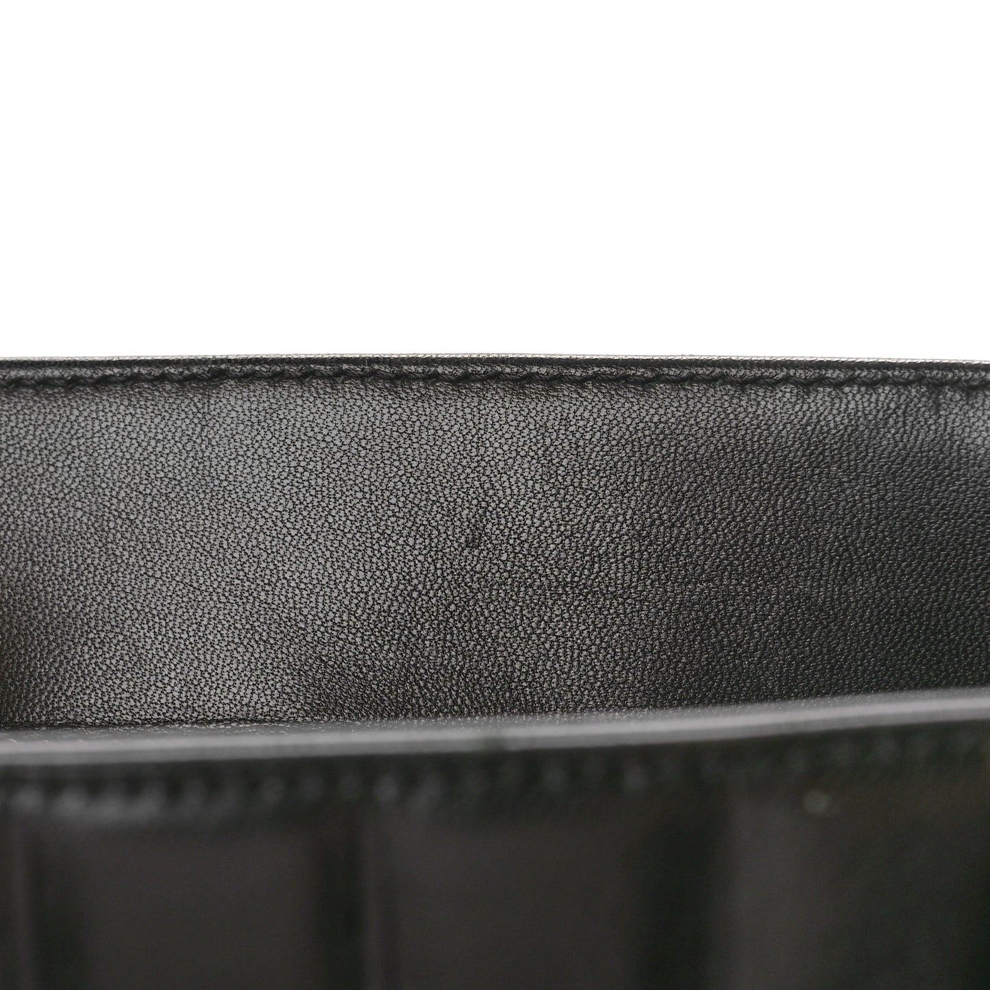 Lambskin Quilted Chocolate Bar Large Tote Black