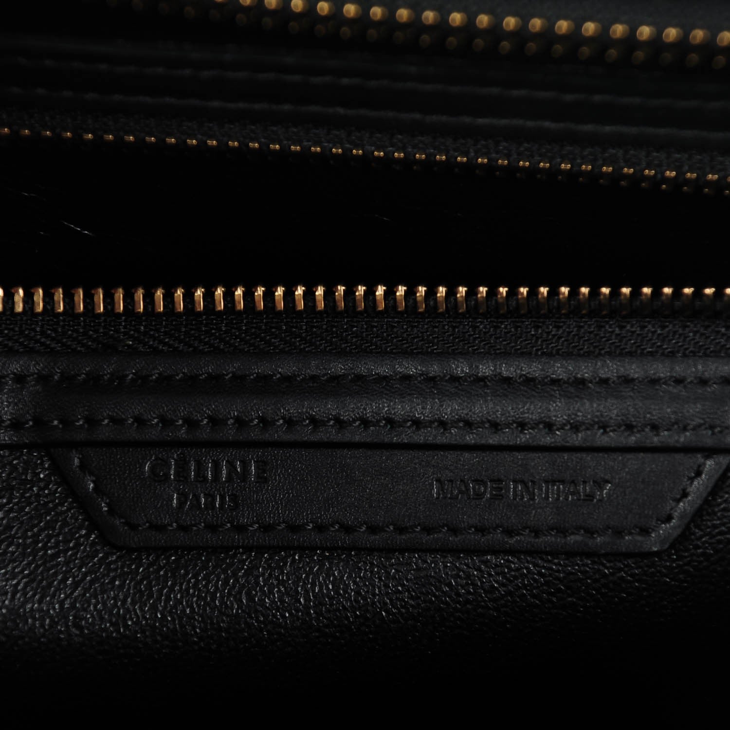 Celine Smooth Calfskin Mini Luggage Black 6 of 7
